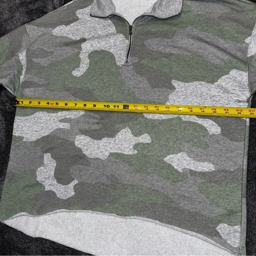 NWOT Aerie Camo soft half zip oversized sweater size small - Picture 5 of 7
